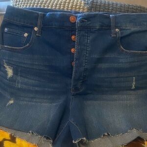 Jessica Simpson Blue Jean Shorts